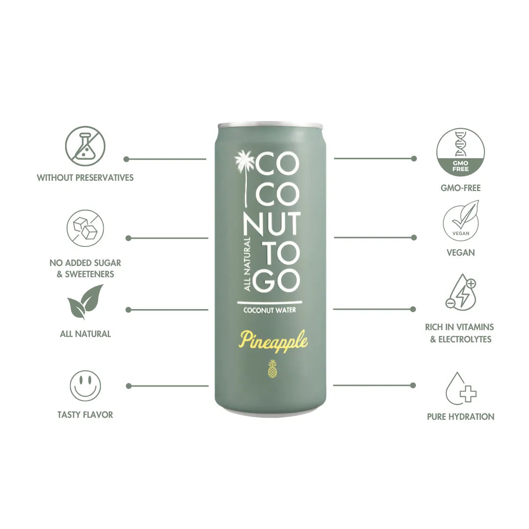 Kokoswasser + Ananas