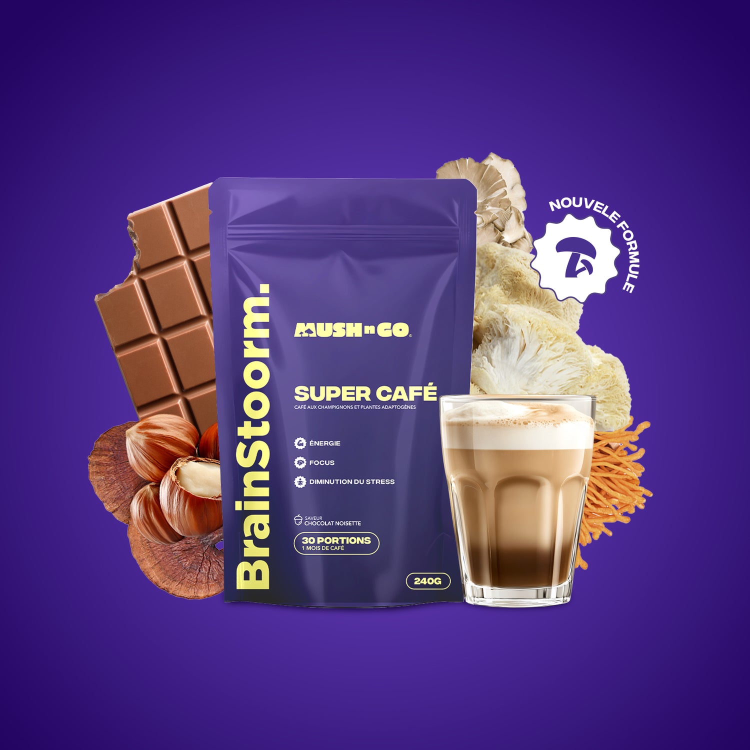 Brainstoorm : Café adaptogène