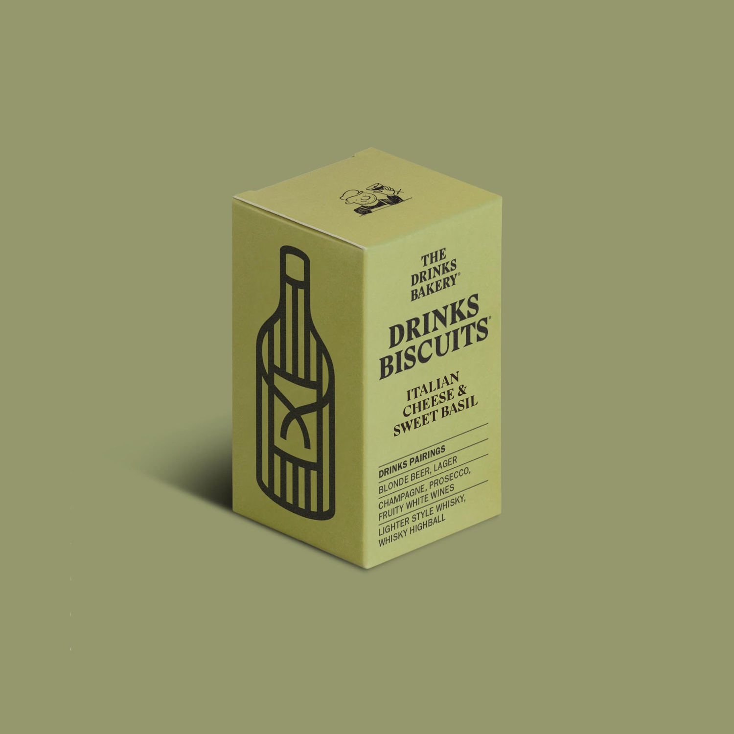 Biscuits apéritifs - Fromage italien et basilic doux