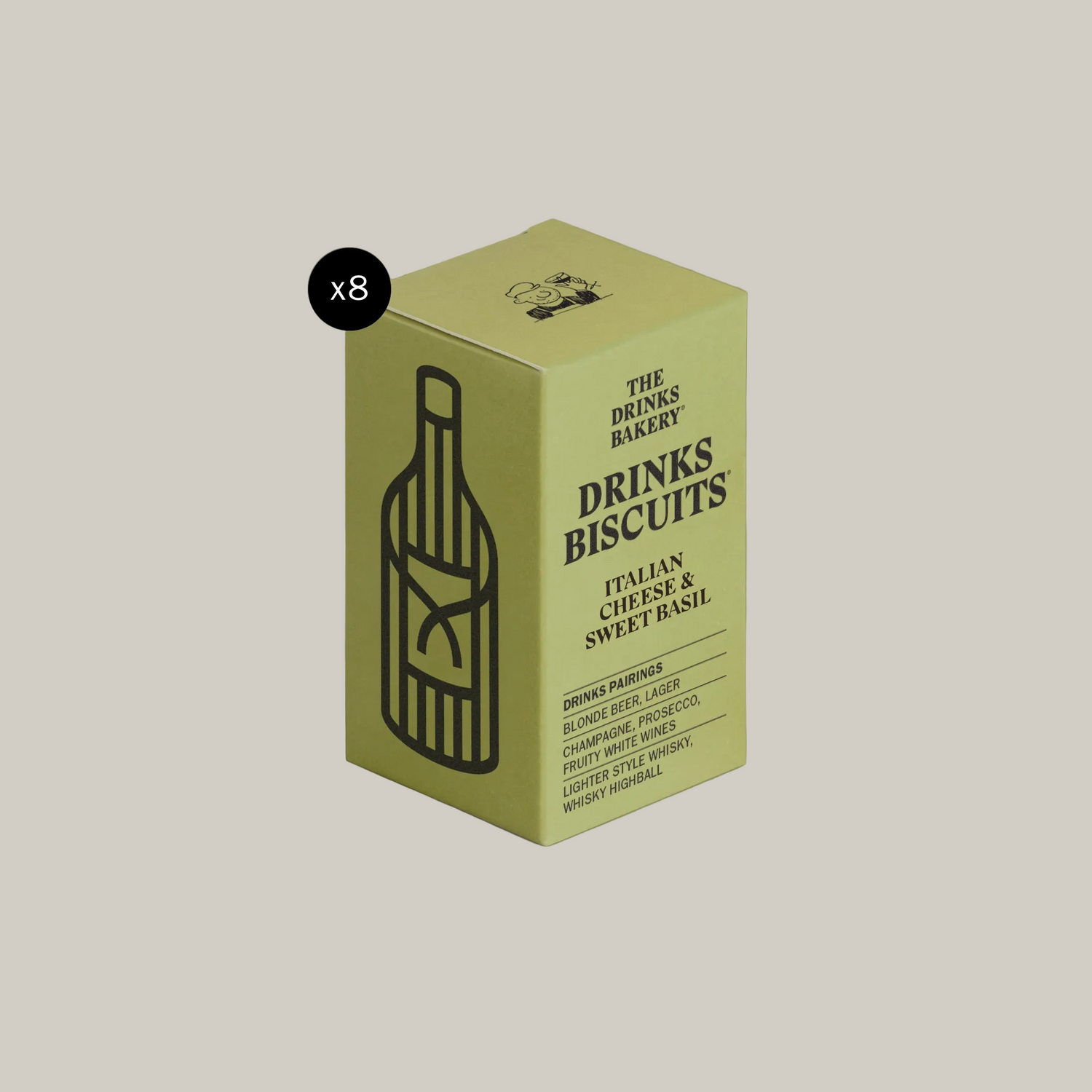 Biscuits apéritifs - Fromage italien et basilic doux