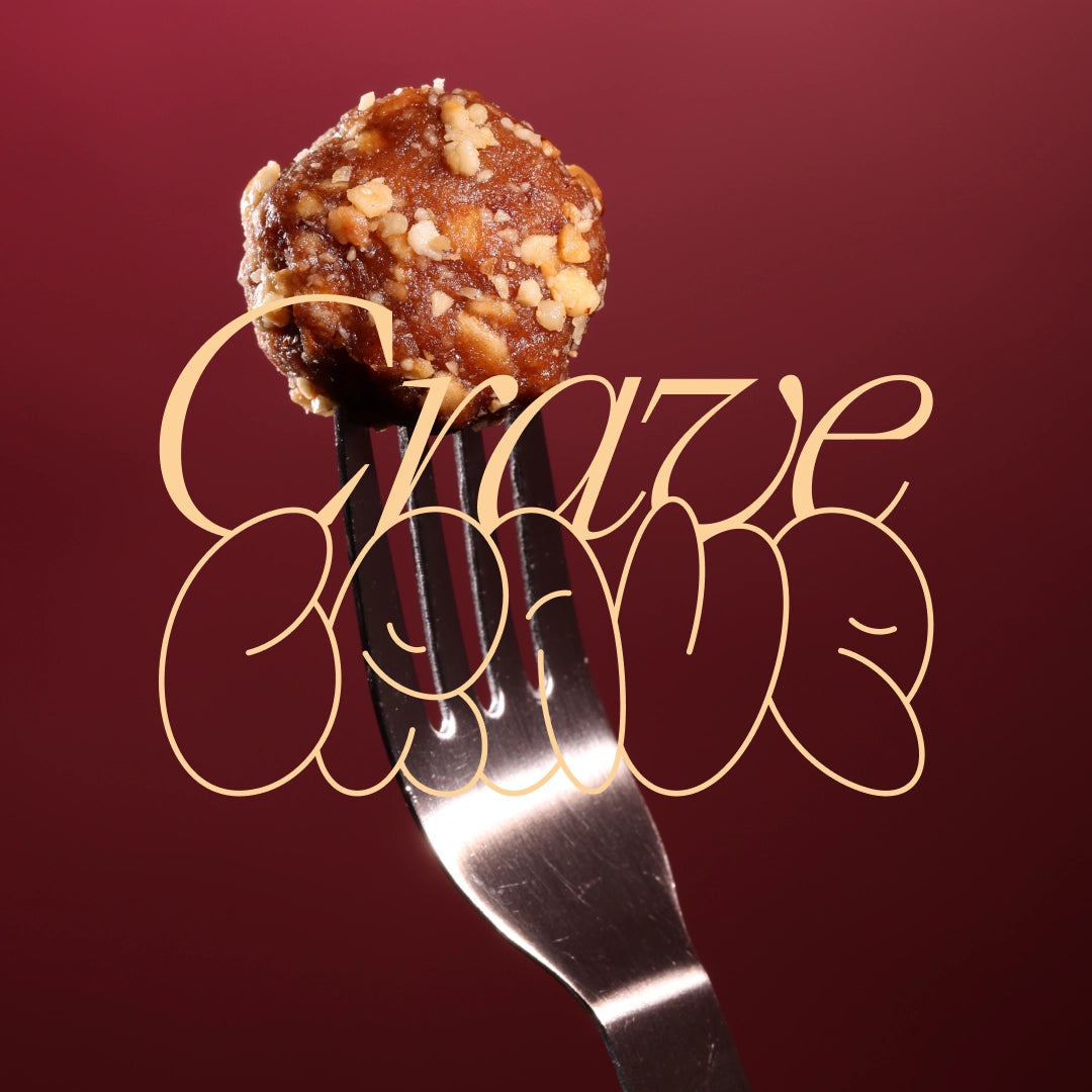 Date balls with hazelnuts 