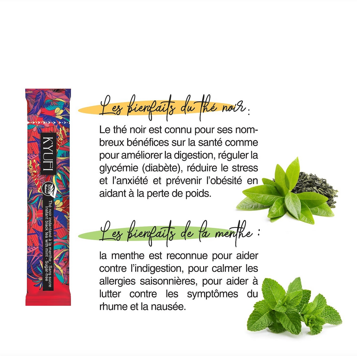 Le thé noir améliore la digestion, régule la glycémie, réduit le stress et prévient l'obésité