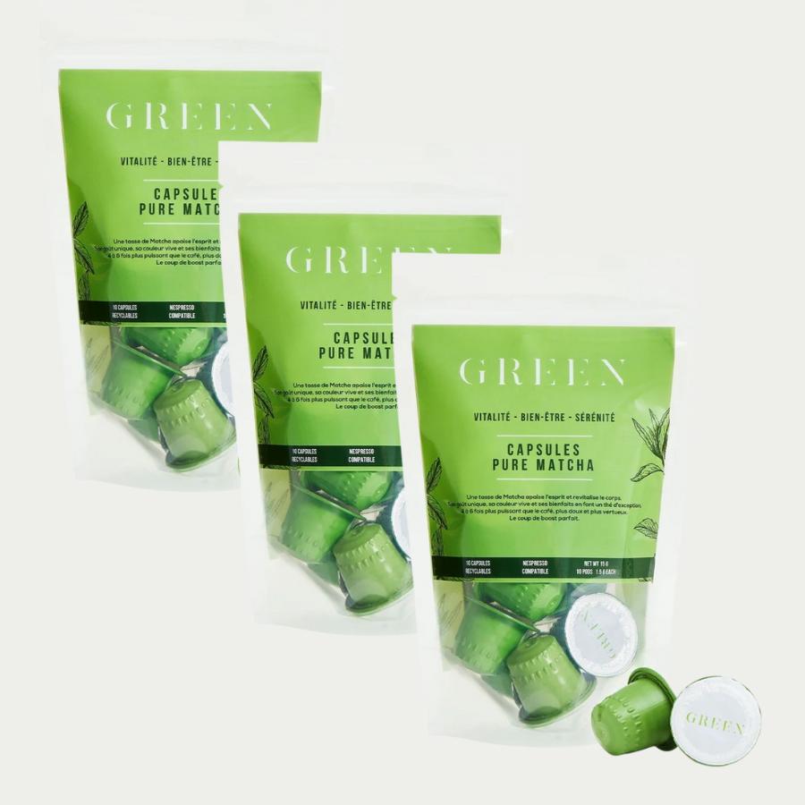 Capsules de Matcha - Green (3 Packs)
