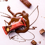 Vegane Schweizer Schokoladentafel Rhythm 108 mit Haselnusspraliné 