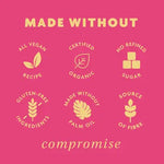 All vegan cookies without sugar end no palm oil