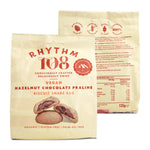 Sablés vegan et organic fourrés au chocolat praliné Rythm 108