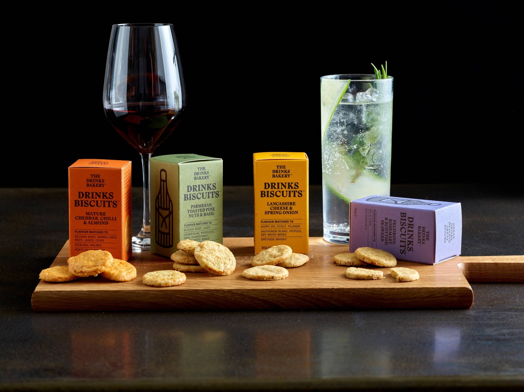paquets de drinks biscuits aperitif