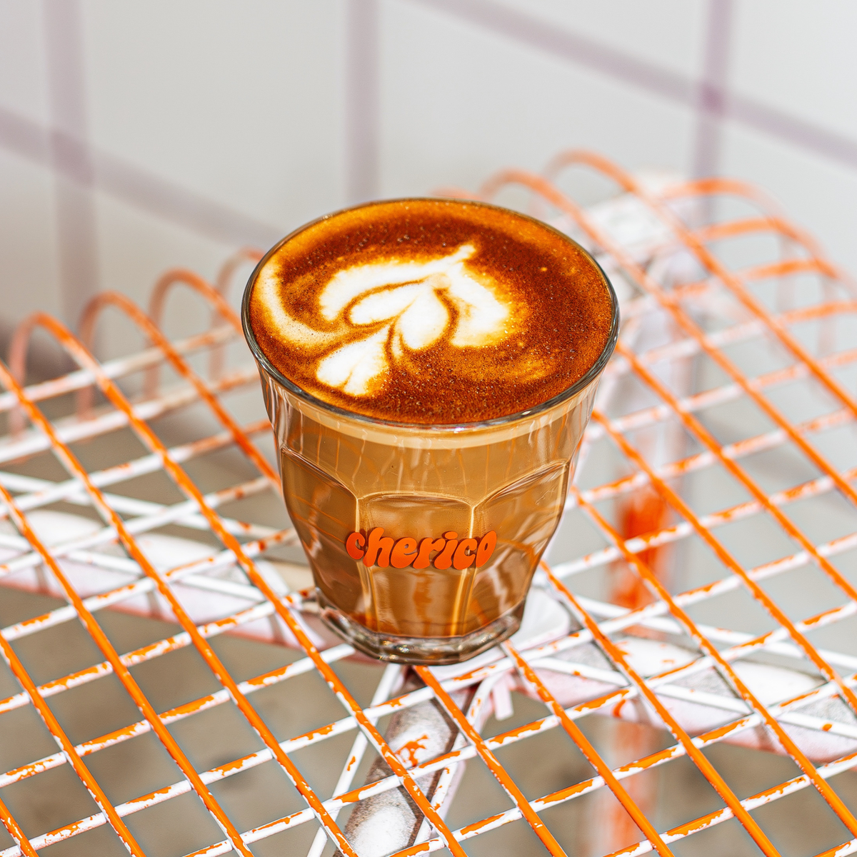 verre de chicorée au caramel macchiato 
