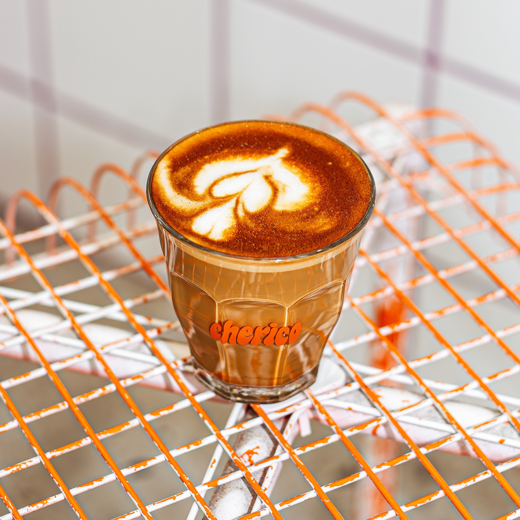 verre de chicorée au caramel macchiato 